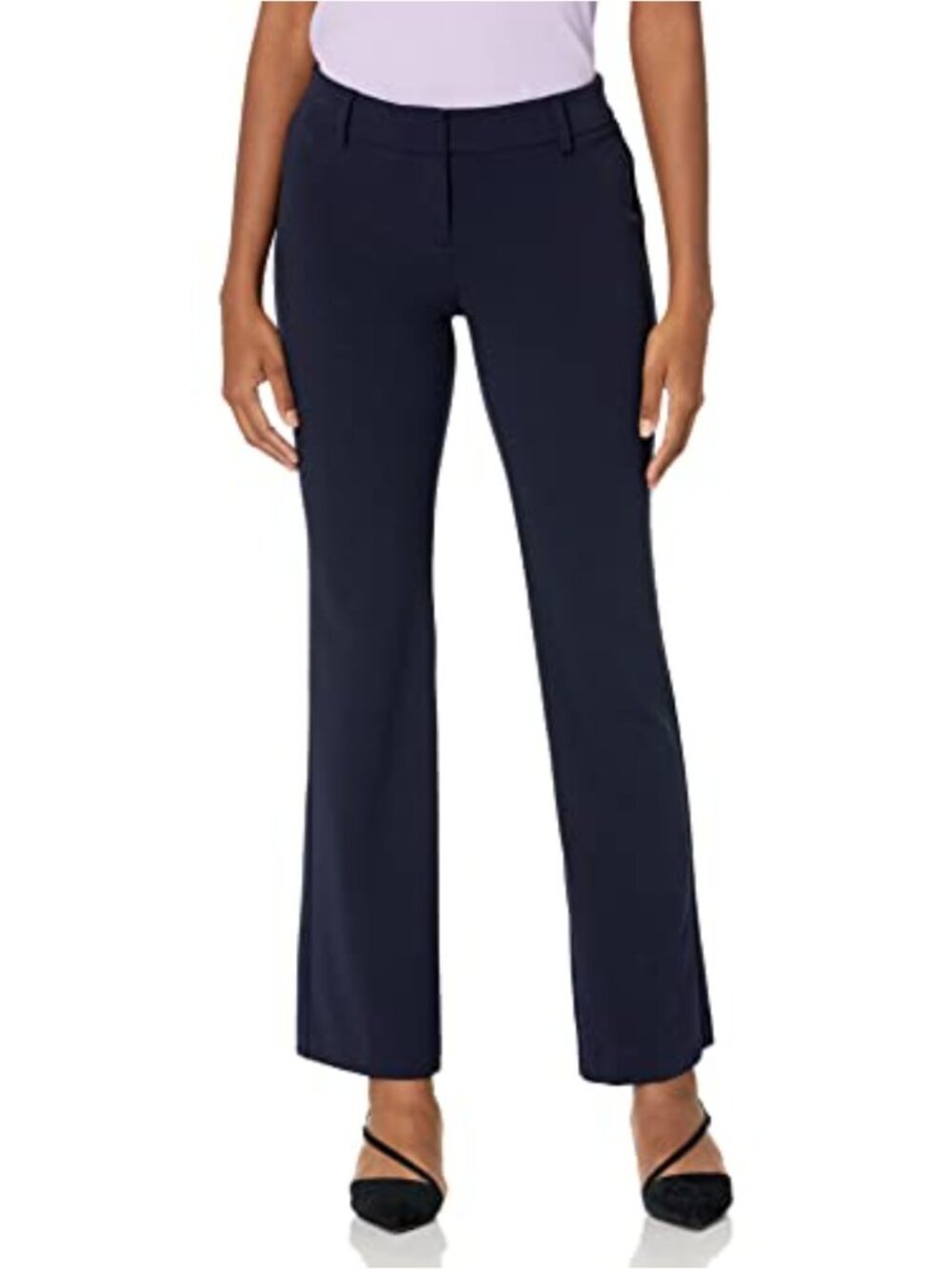 Rafaella Petite Modern Fit Dress Pants Soft Crepe 4-Way Stretch 30.5" Inseam